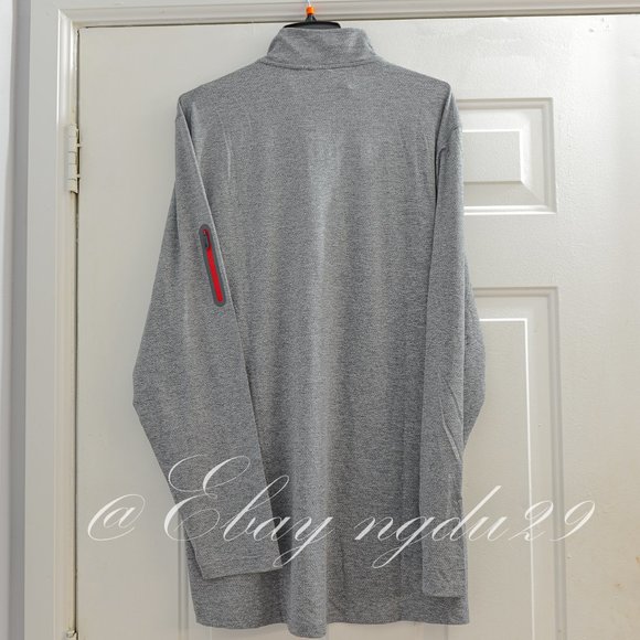 Spyder Active Men 1/4 Zip Pullover GRAY - Picture 5 of 6